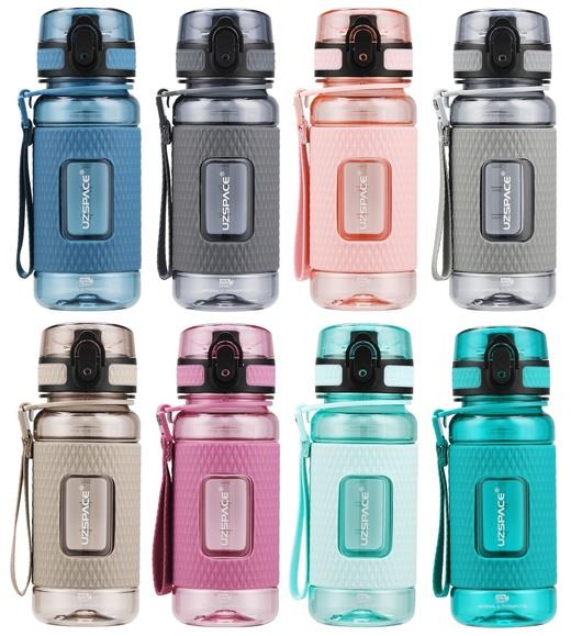 UZSPACE 400 ML SİLİKON GÖVDE TRITAN SU MATARASI