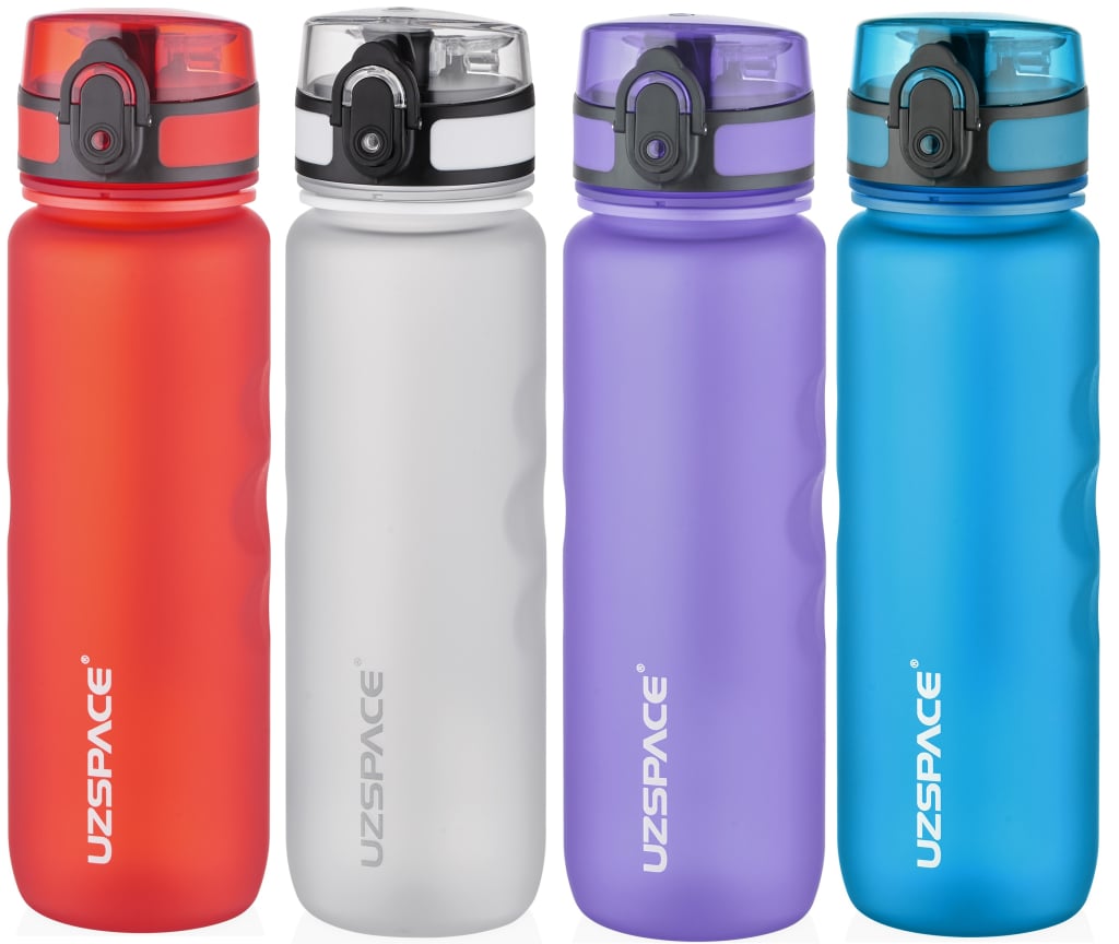 UZSPACE 500 ML TUTMA DESTEKLİ SOFT-TOUCH TRİTAN SU MATARASI
