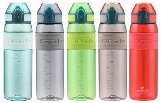 UZSPACE 600ML SİLİKON GÖVDE TRITAN MATARA