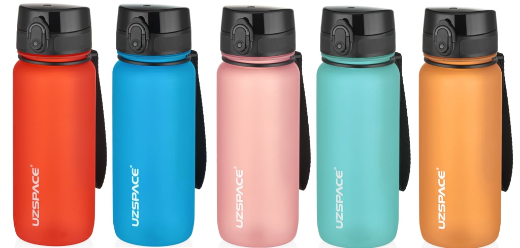 UZSPACE 650 ML SOFT-TOUCH TRİTAN SU MATARASI