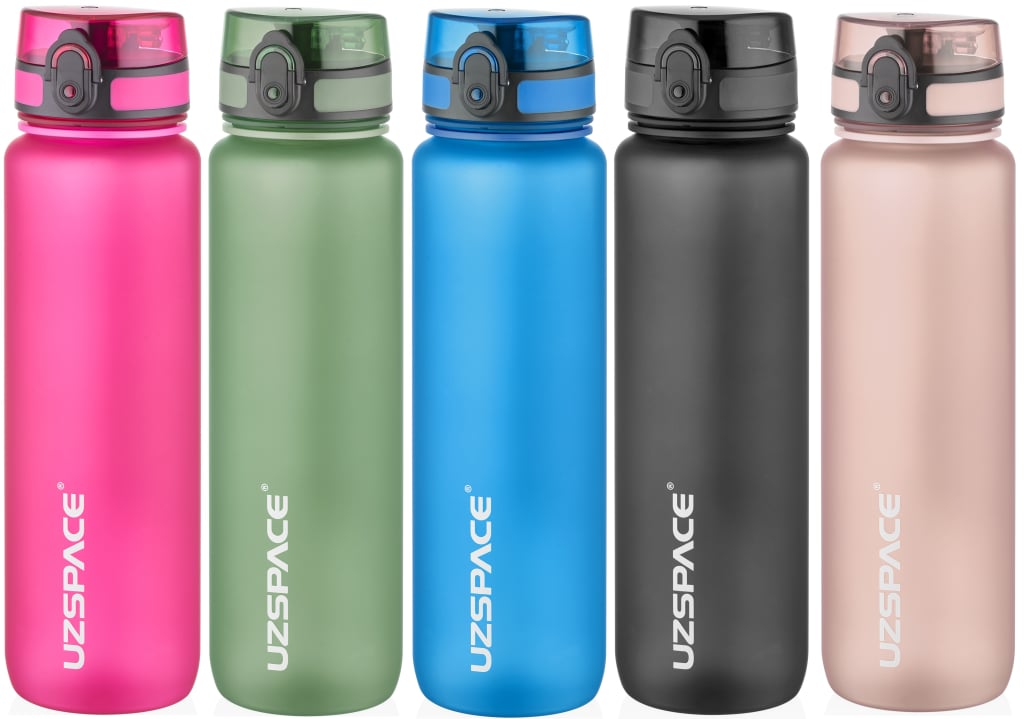 UZSPACE 650 ML SOFT-TOUCH TRİTAN SU MATARASI