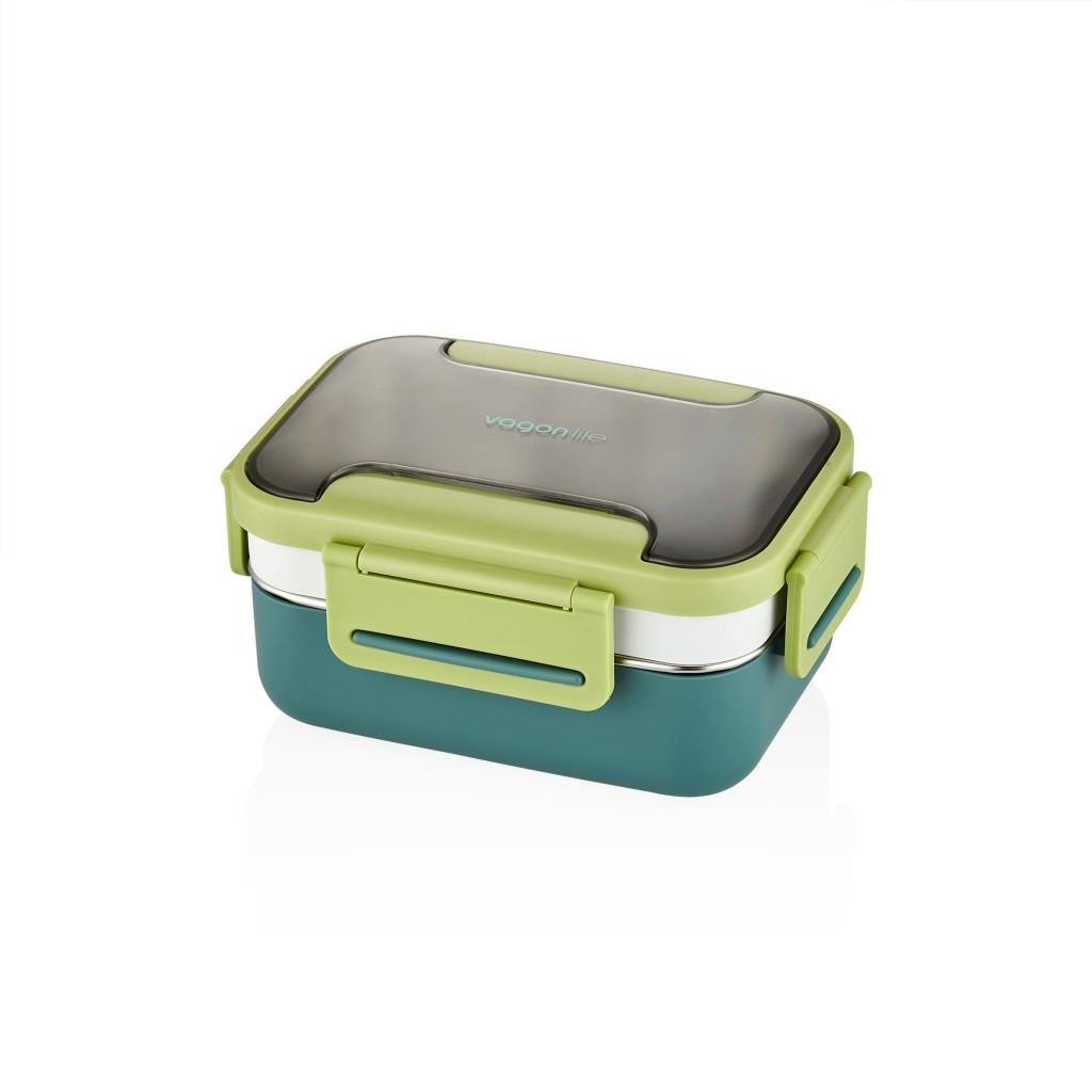 VAGONLİFE 1200 ML 3 BÖLMELİ PASLANMAZ ÇELİK LUNCHBOX