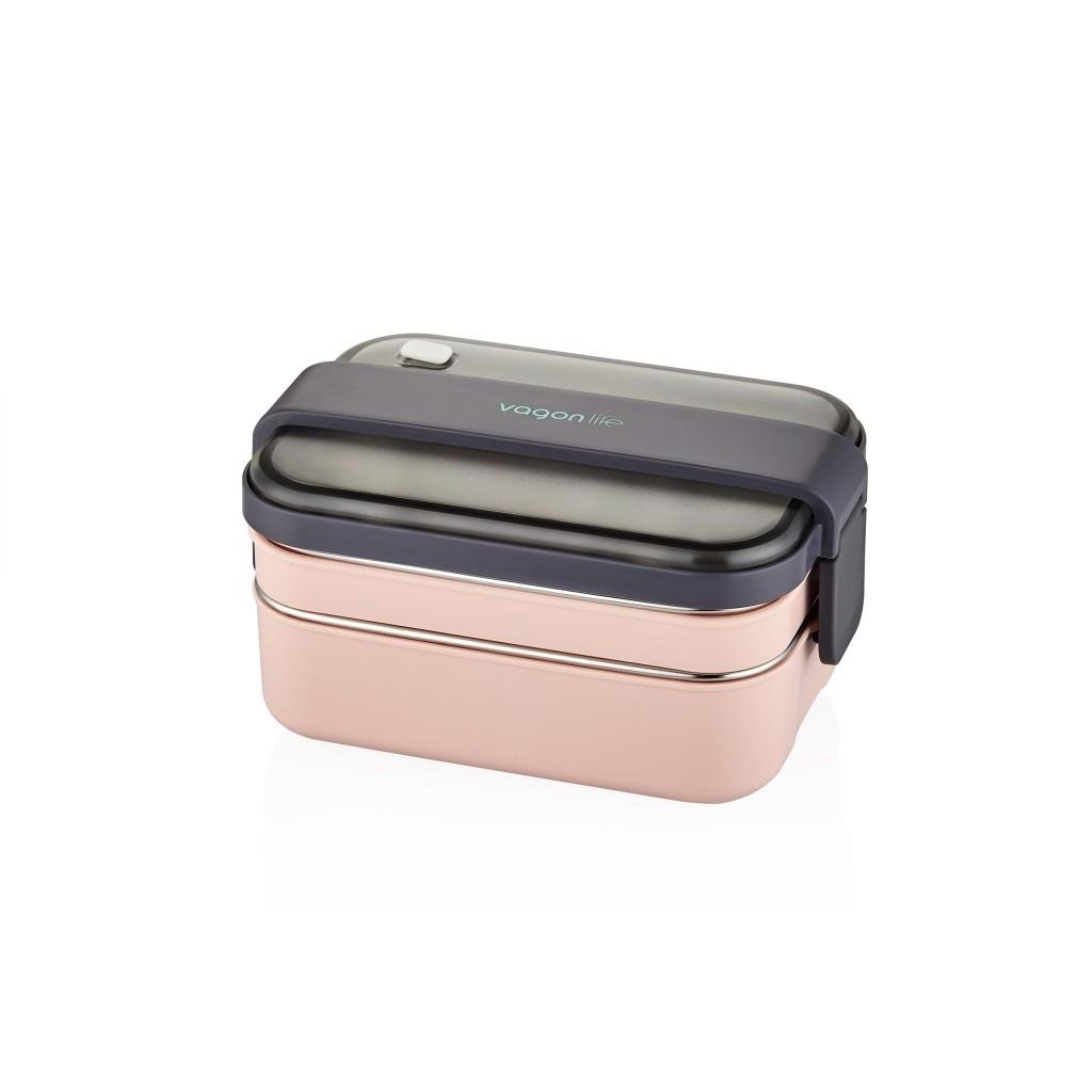 VAGONLİFE 1200ML  3 BÖLMELİ PASLANMAZ ÇELİK LUNCHBOX