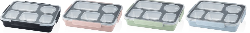 VAGONLİFE 1600ML 5 BÖLMELİ PASLANMAZ ÇELİK LUNCHBOX