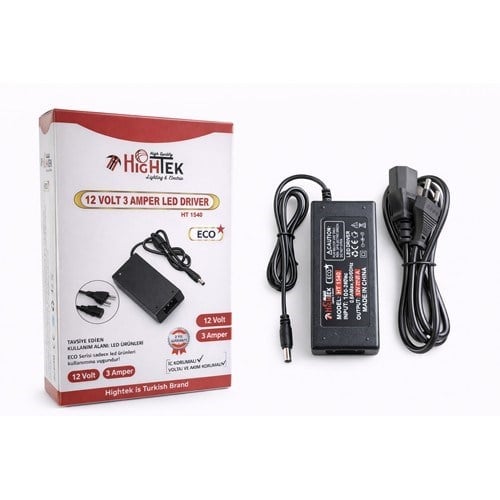 12V 3A Masa Tipi Adaptör 5.5x2.5mm Jaklı Güç Adaptörü