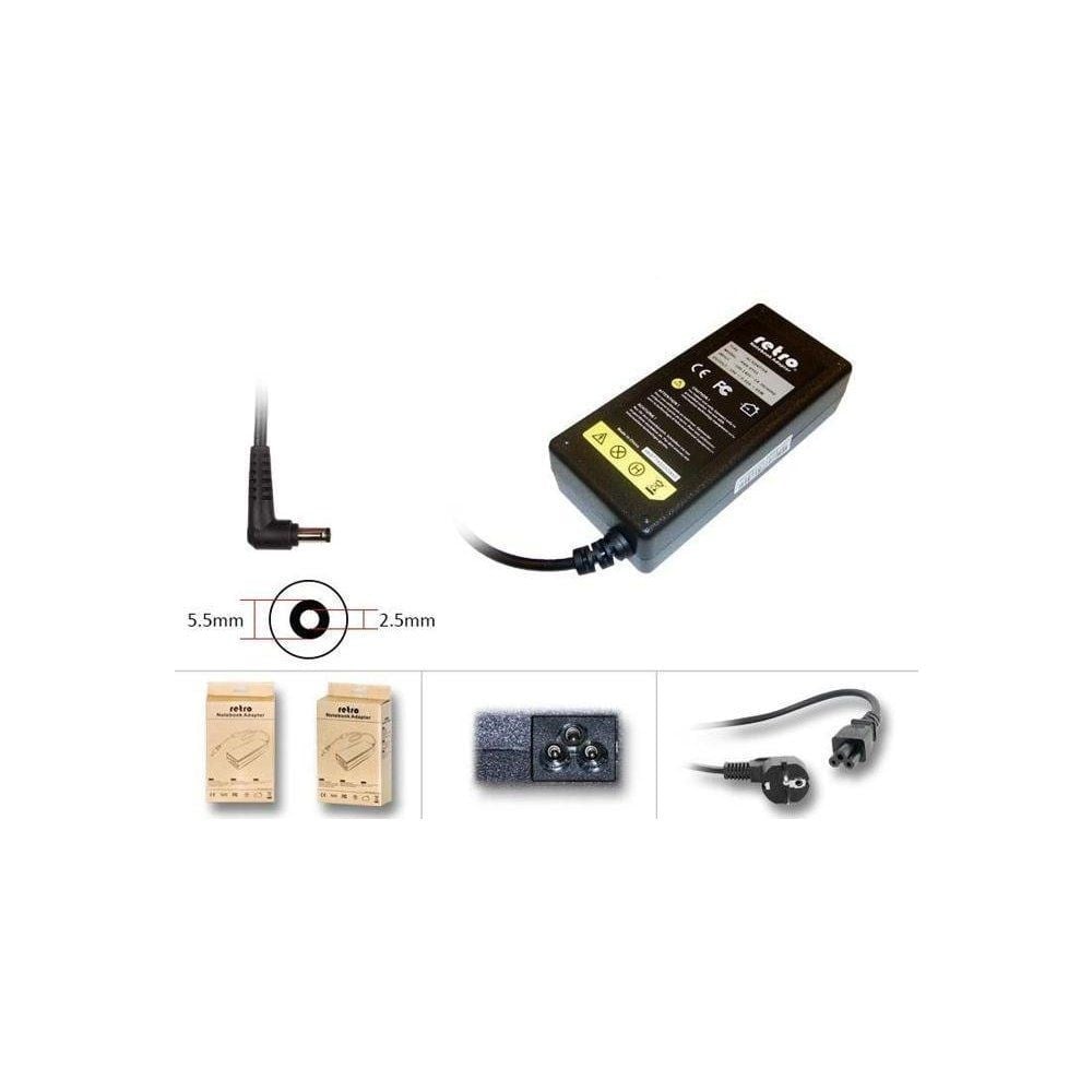 19V 3.42A 65W Laptop Adaptörü 5.5x2.5mm Notebook Şarj Aleti Universal