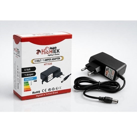 5V 1A Adaptör 5.5x2.5mm Jaklı Güç Adaptörü | Modem, LED ve Kamera Uyumlu