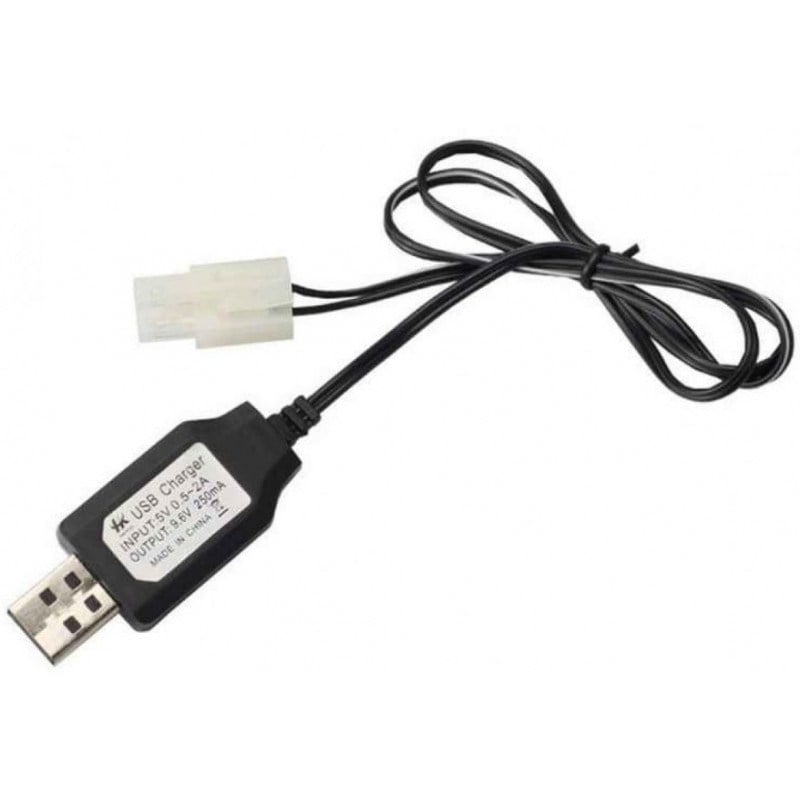9.6V 250mA USB Tamiya Soketli Oyuncak Pil Şarj Cihazı
