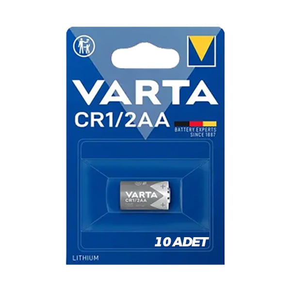 Varta CR1/2AA 3V Lityum Pil 10 adet ( CR14250 )