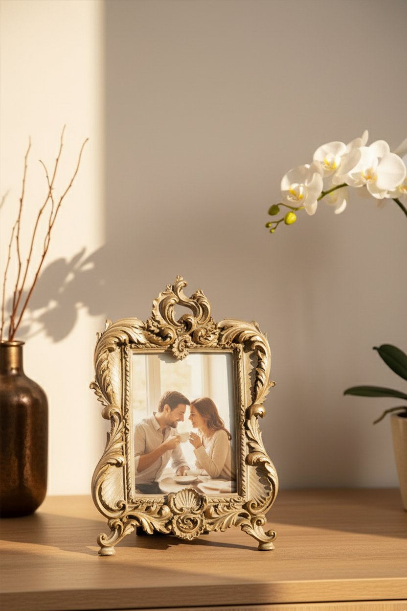 Şık Klasik Hediyelik Barok Çerçeve