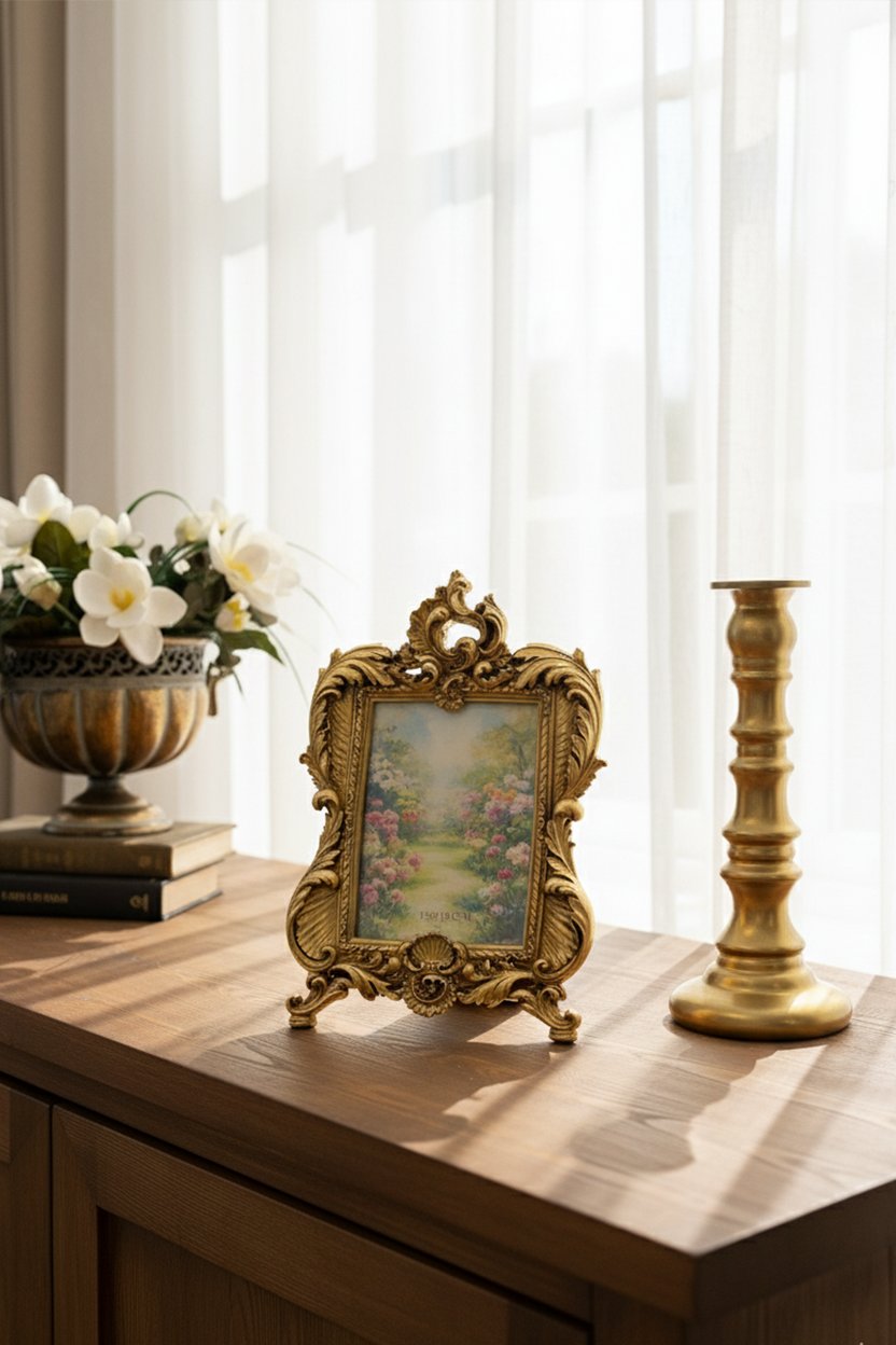 Şık Klasik Hediyelik Barok Çerçeve