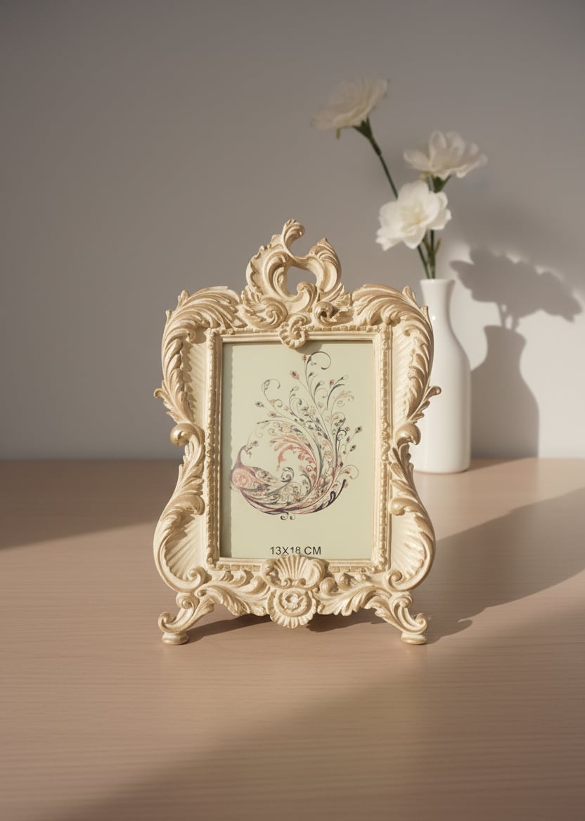 Şık Klasik Hediyelik Barok Çerçeve