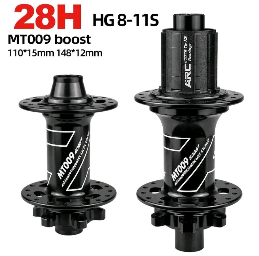 ARC MT-009 28H Boost HG Dağ Bisikleti Arka ve Ön Göbek Takımı