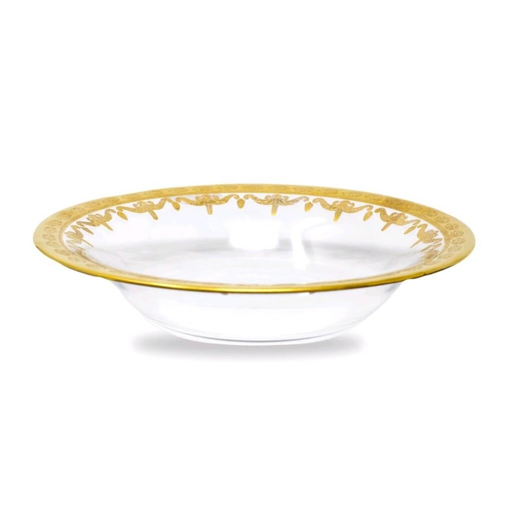 Arte İtalica Vetro Gold Pasta/Soup Bowl