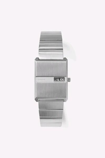 Breda - Pulse Silver And Metal Bracelet Saat 26 mm