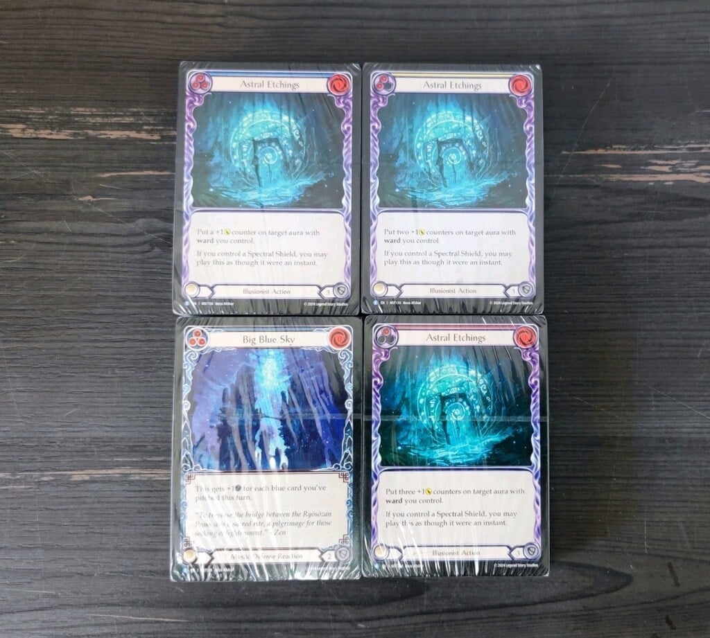 Flesh and Blood TCG - Part the Mistveil Oyun Kartı - 4 Lü Paket