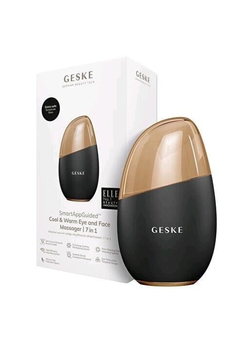 GeskeCool & Warm Eye and Face Massager Siyah 7'si 1 Arada