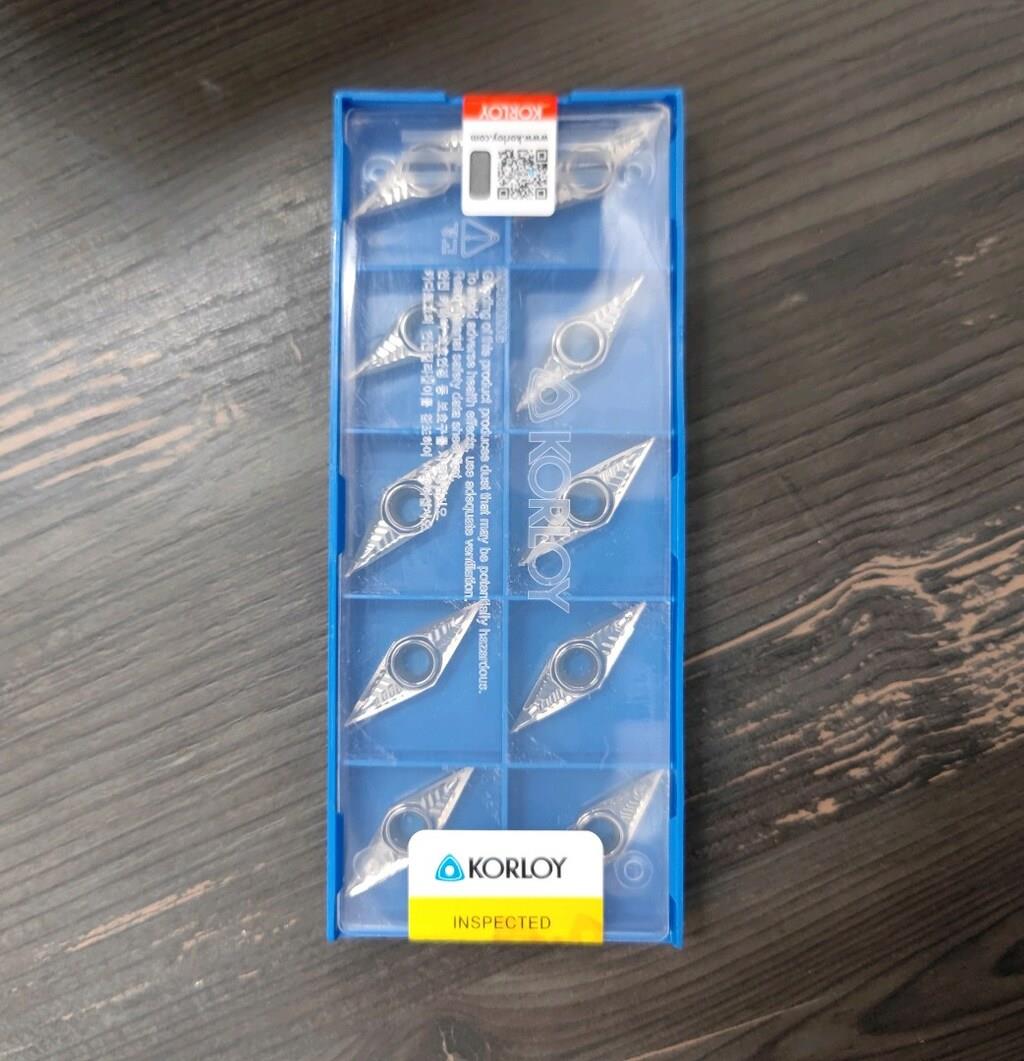 Korloy - VCGT160402-AK H01 Kesici Takım - 10 Adet