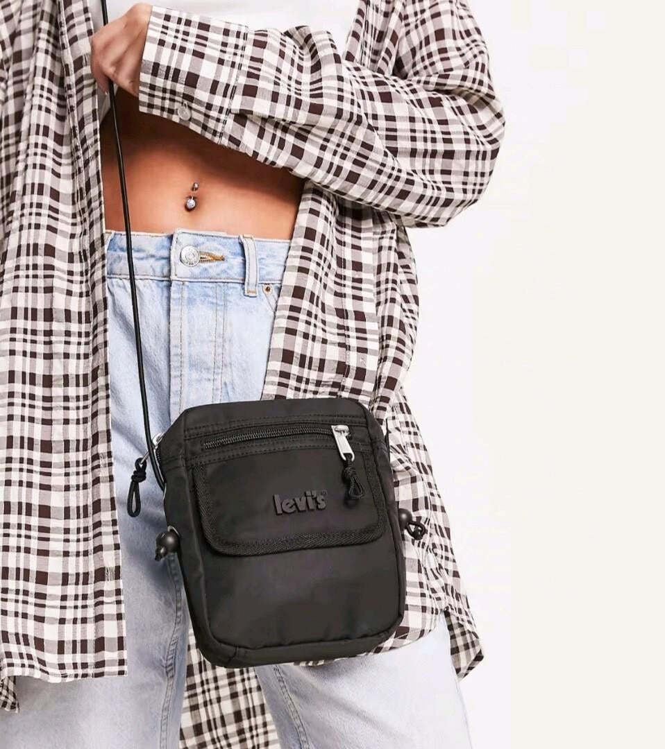 Levis Utility Lanyard Crossbody Çanta - Siyah