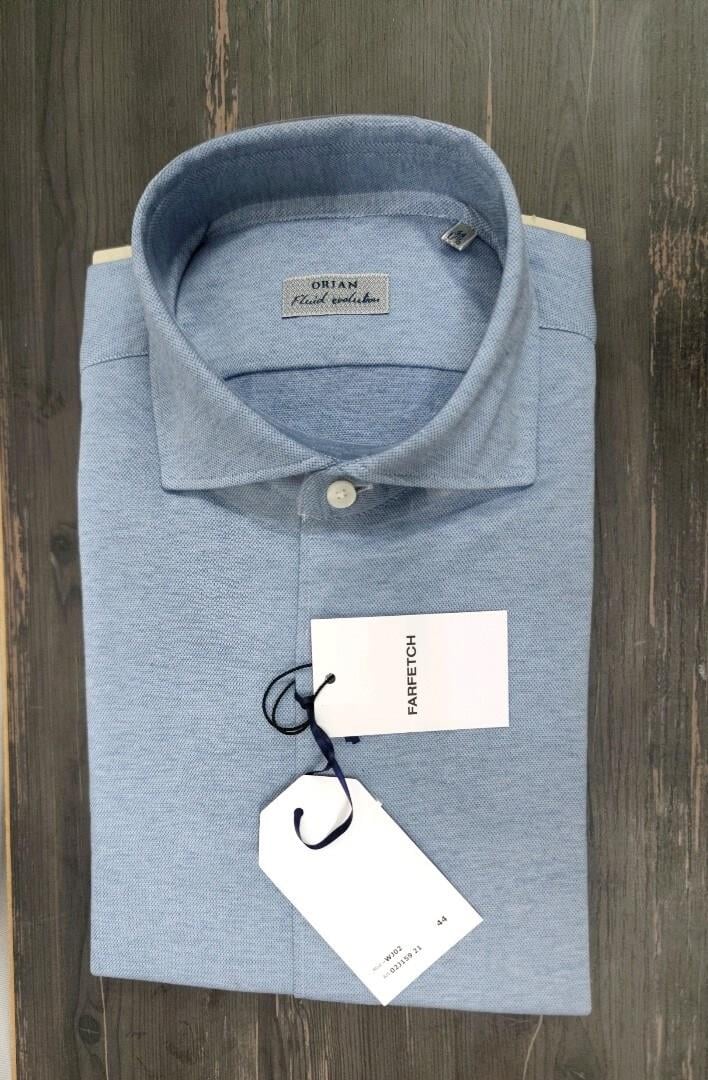 Orian Light Blue Fluid Evolution Casual Gömlek