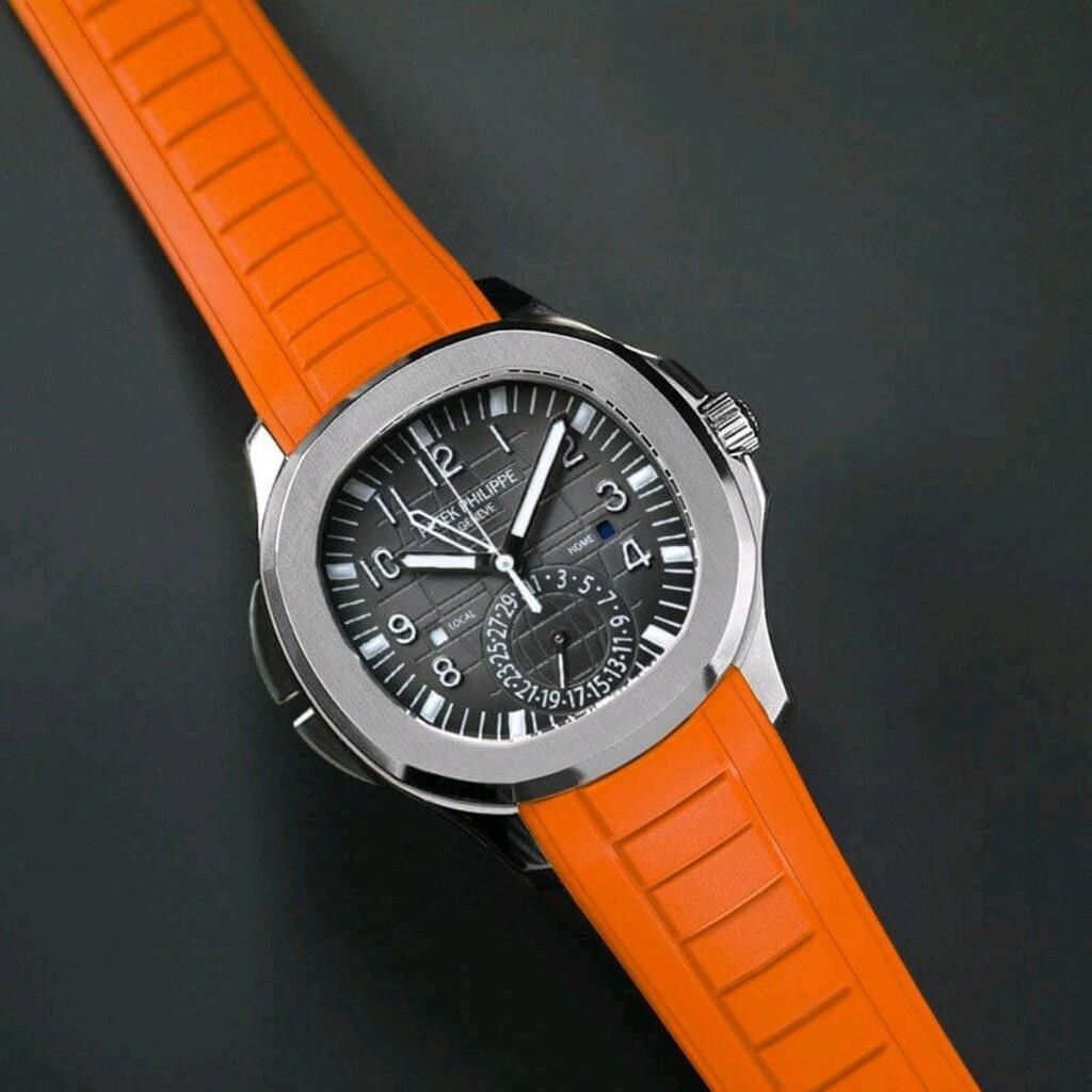Rubber B - Patek Philippe Aquanaut Rubber Straps 5164 - Turuncu​
