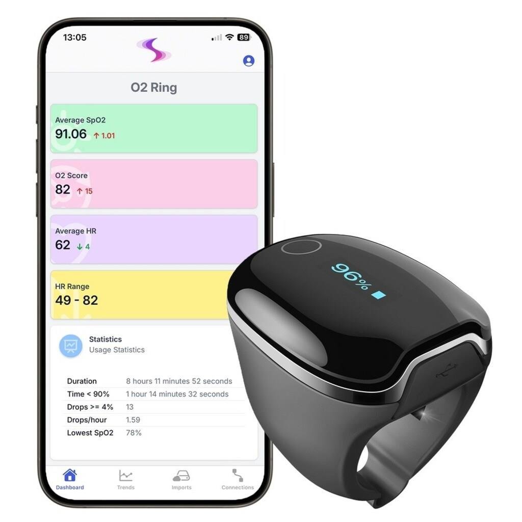 SleepHQ O2 Ring Pro