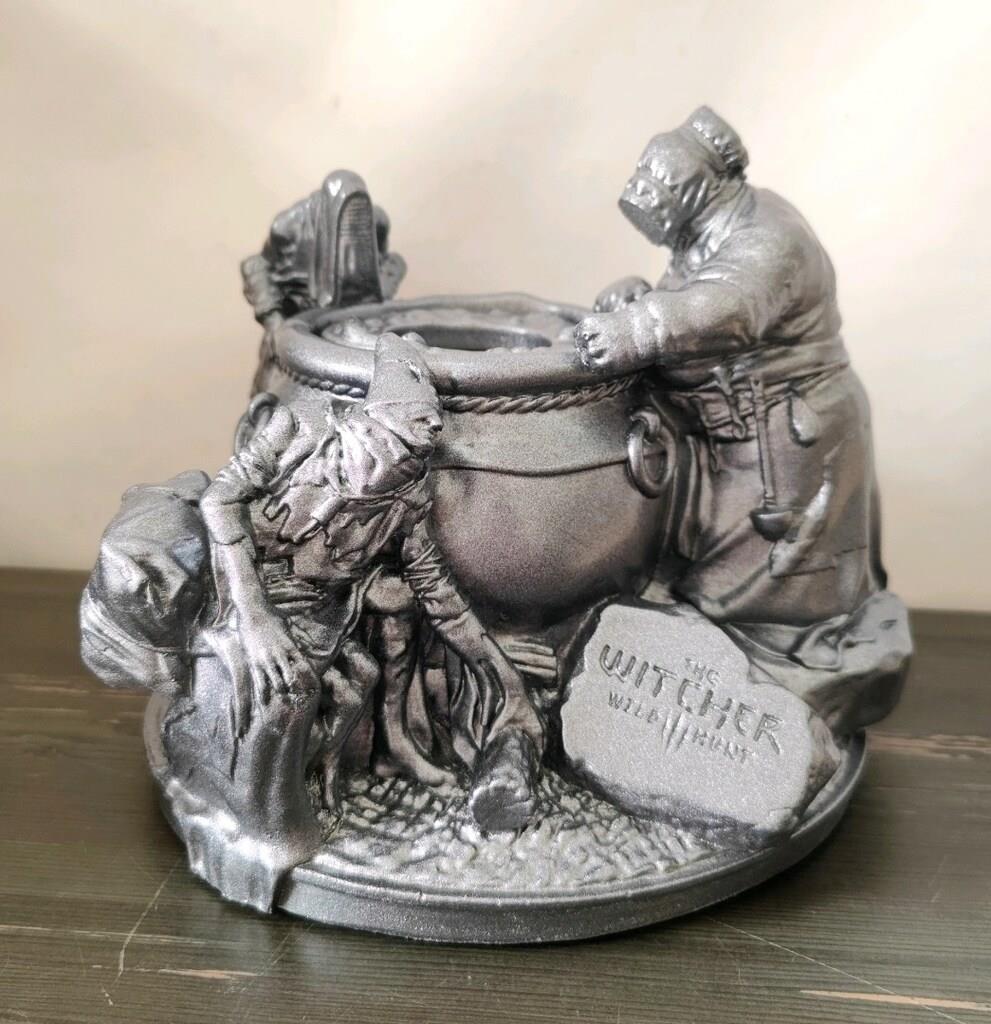 The Witcher III 3 Crones Ladies of the Wood Candle Bowl Figure