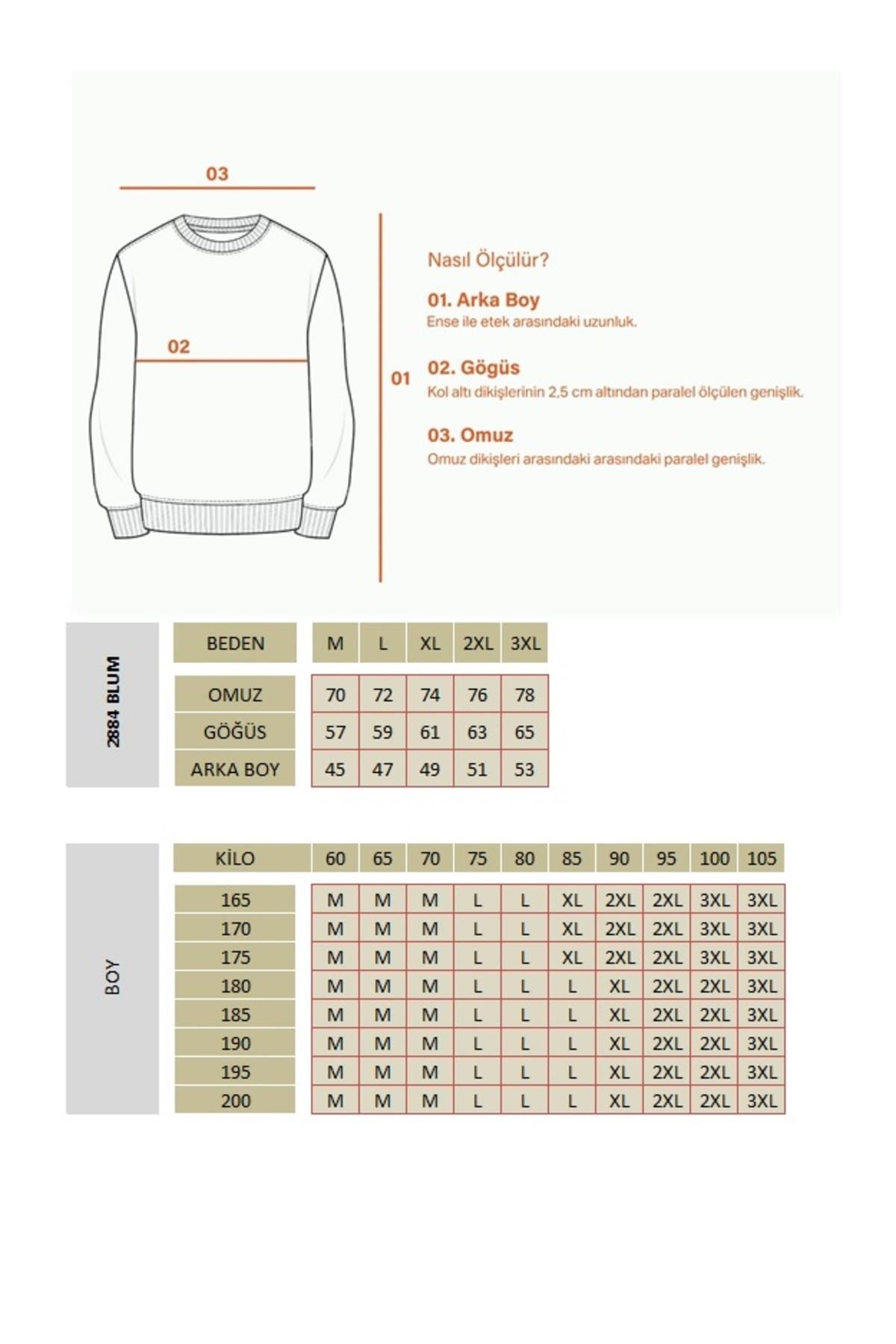 Blum Erkek Lacı Slim Fit Waffle Desen %100 Pamuk Likralı Kıvrılmaz Yaka Uzun Kol PoloYaka Sweatshirt