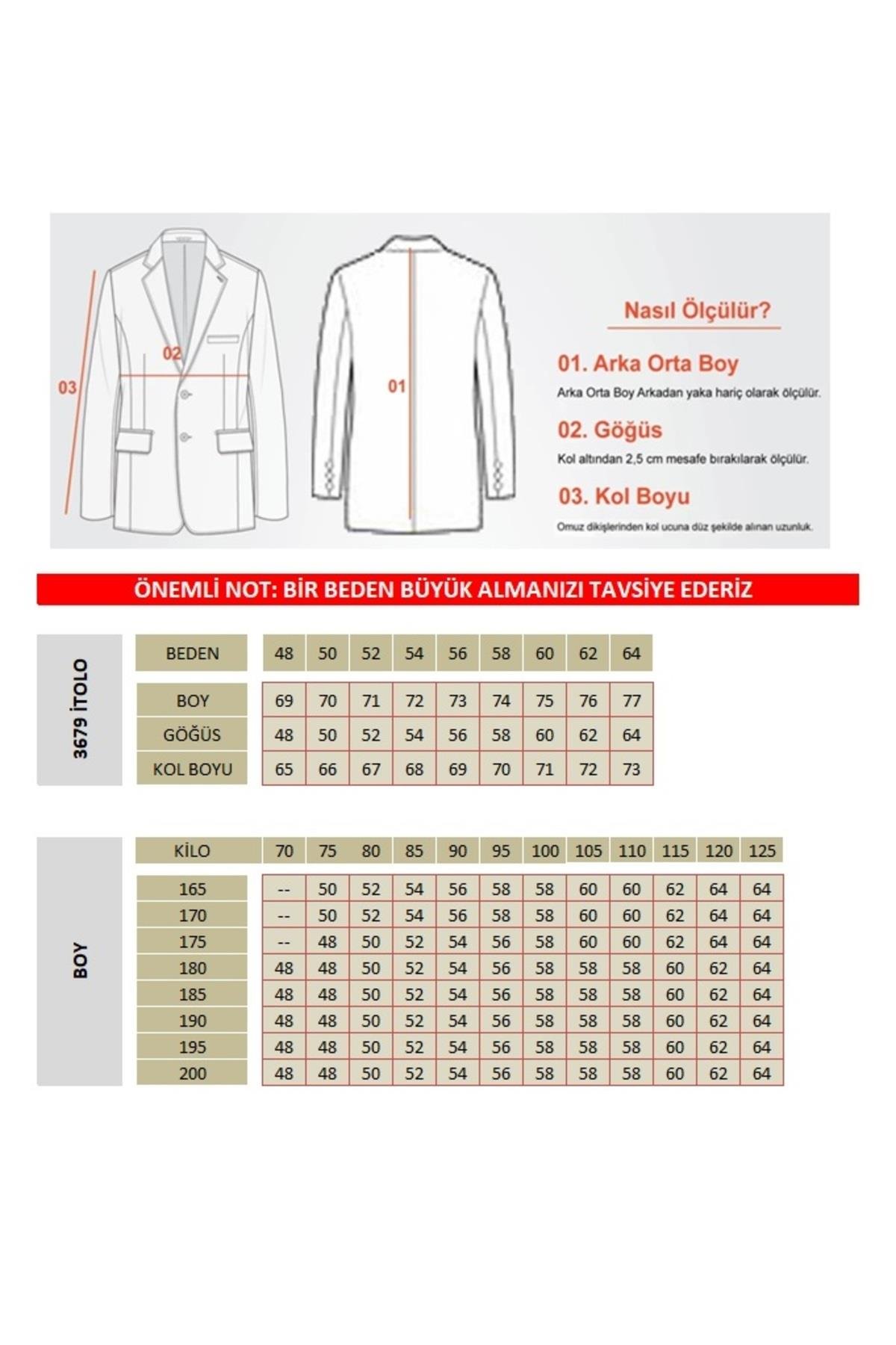 İtolo Erkek Lacivert Likralı Esnek Kumaşlı Slim Fit Spor Blazer Ceket