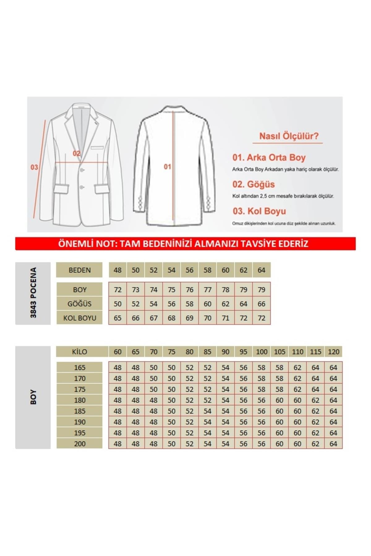 Poçena Erkek Koyu Lacivert Esnek Kumaş Slim Fit Spor Blazer Ceket (Büyük Beden - Battal)