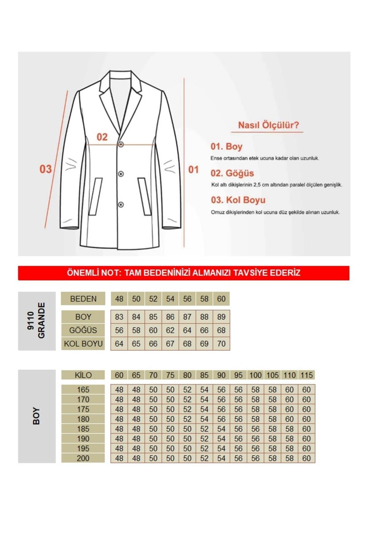 Taba Comfort Fit Uzun Berberi Yaka Astarlı Kaşe Kaban