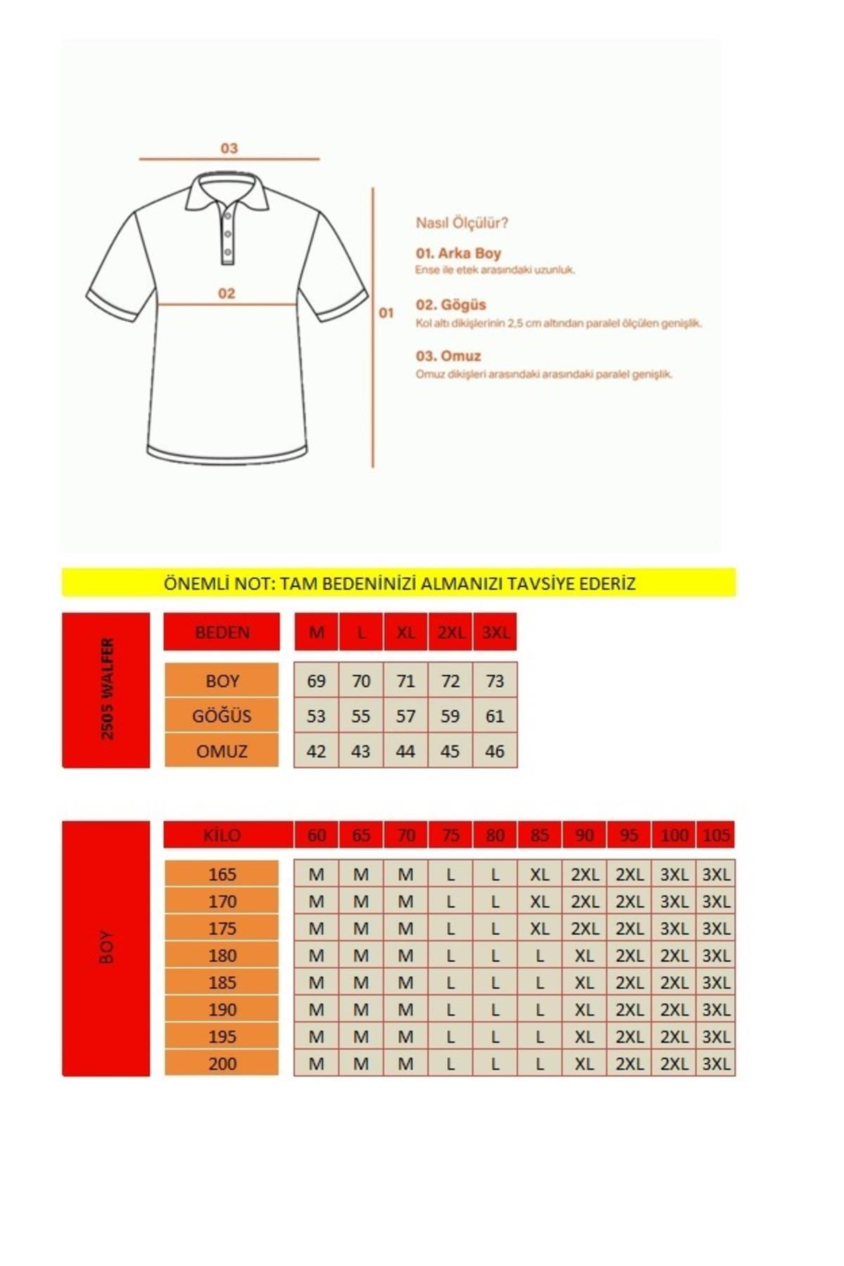 Walfer Erkek Antrasit %100 Pamuk Waffle Çekmeyen Kumaş Slim Fit Kıvrılmaz Polo Yaka Tişört