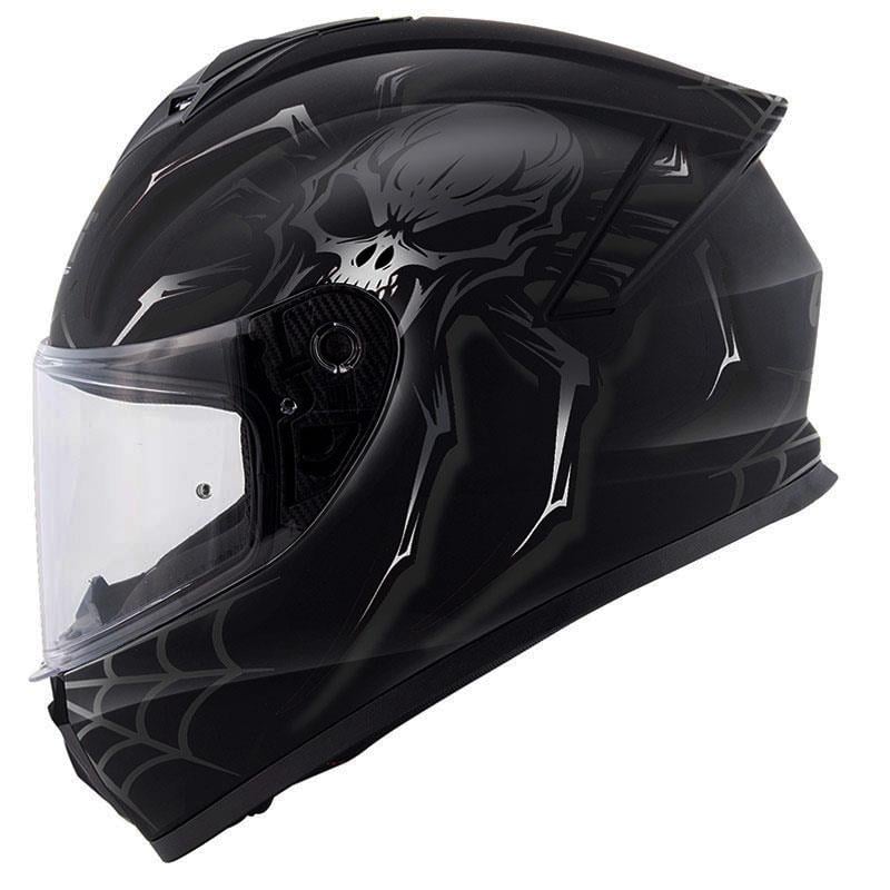 GIVI 50.X ARACHNO MAT SİYAH-GRİ KASK