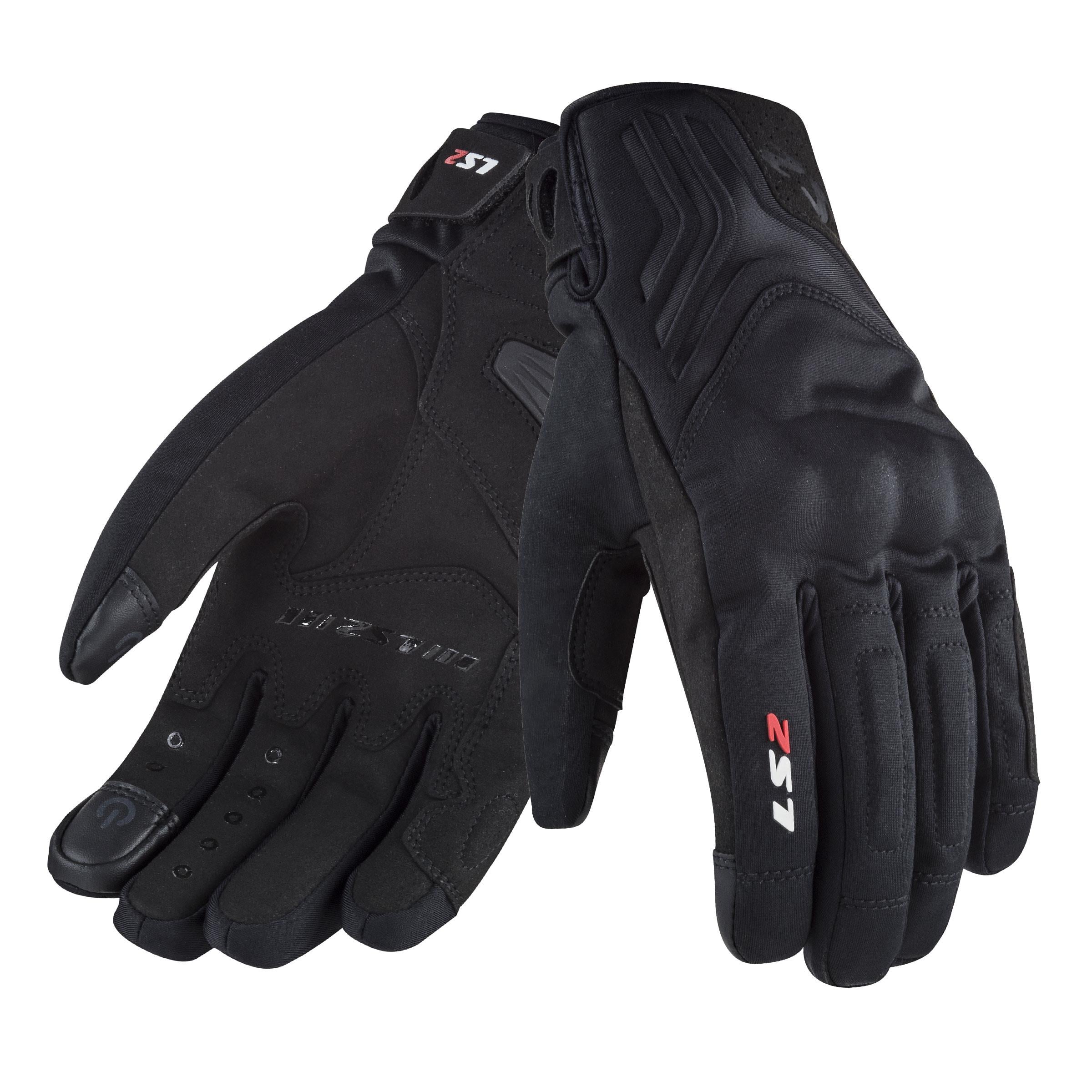 LS2 JET 2 WATERPROOF ELDİVEN SİYAH