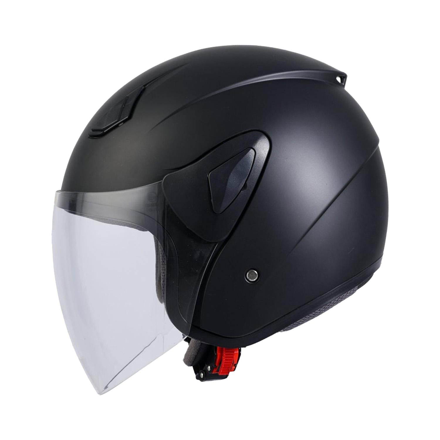 SWAY SW 733 Mat Siyah Yarım Kask