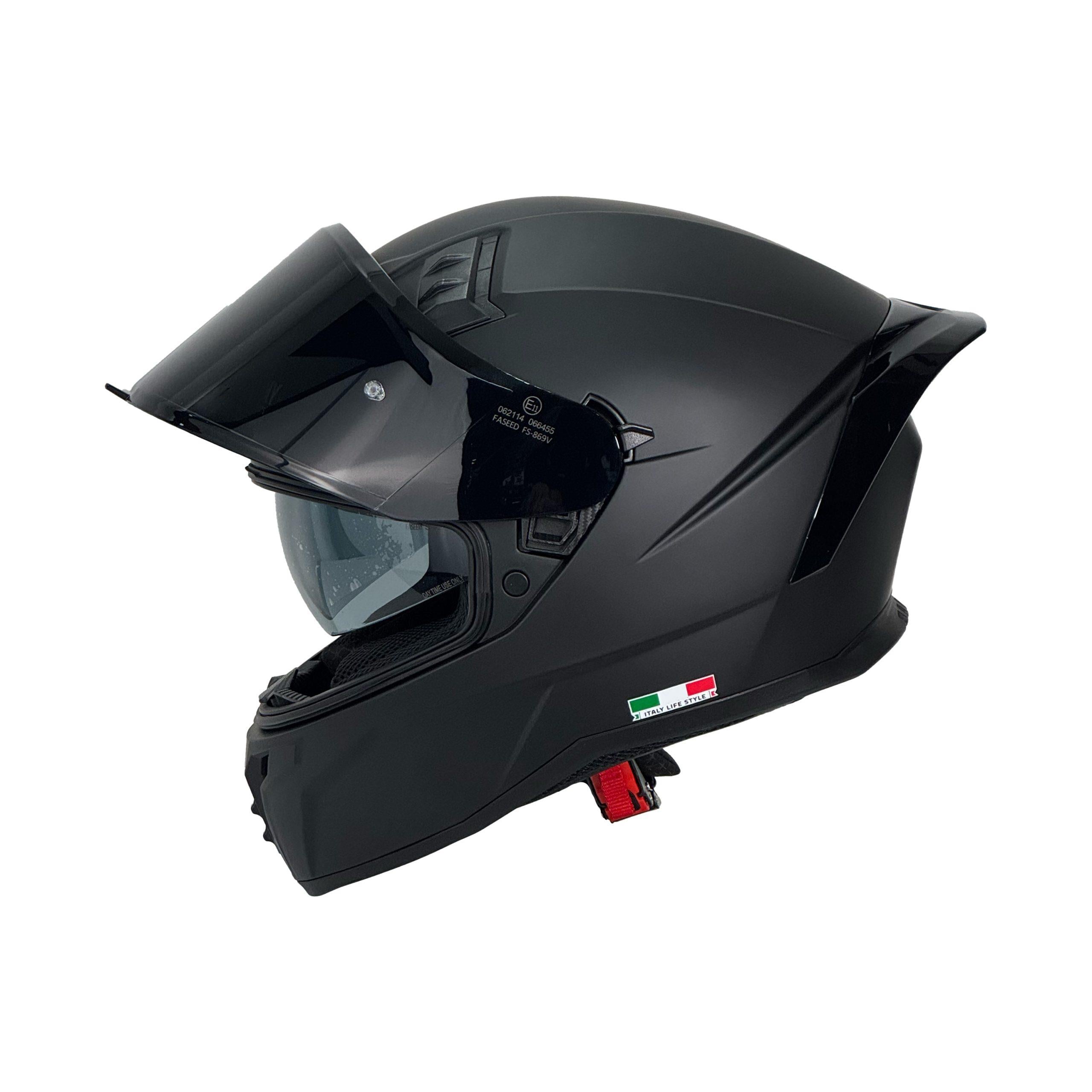 SWAY SW 869 MATT BLACK Full Face Kask