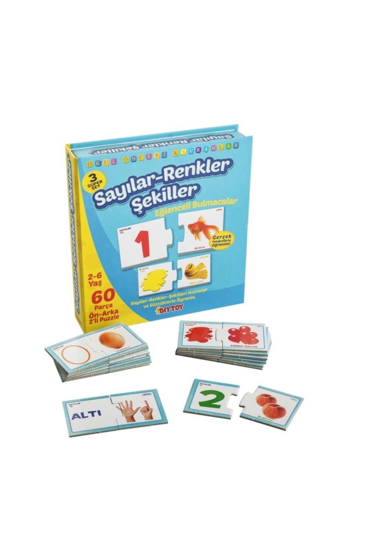 1444 Eğlenceli Bul Sayılar Renkler Şekiller