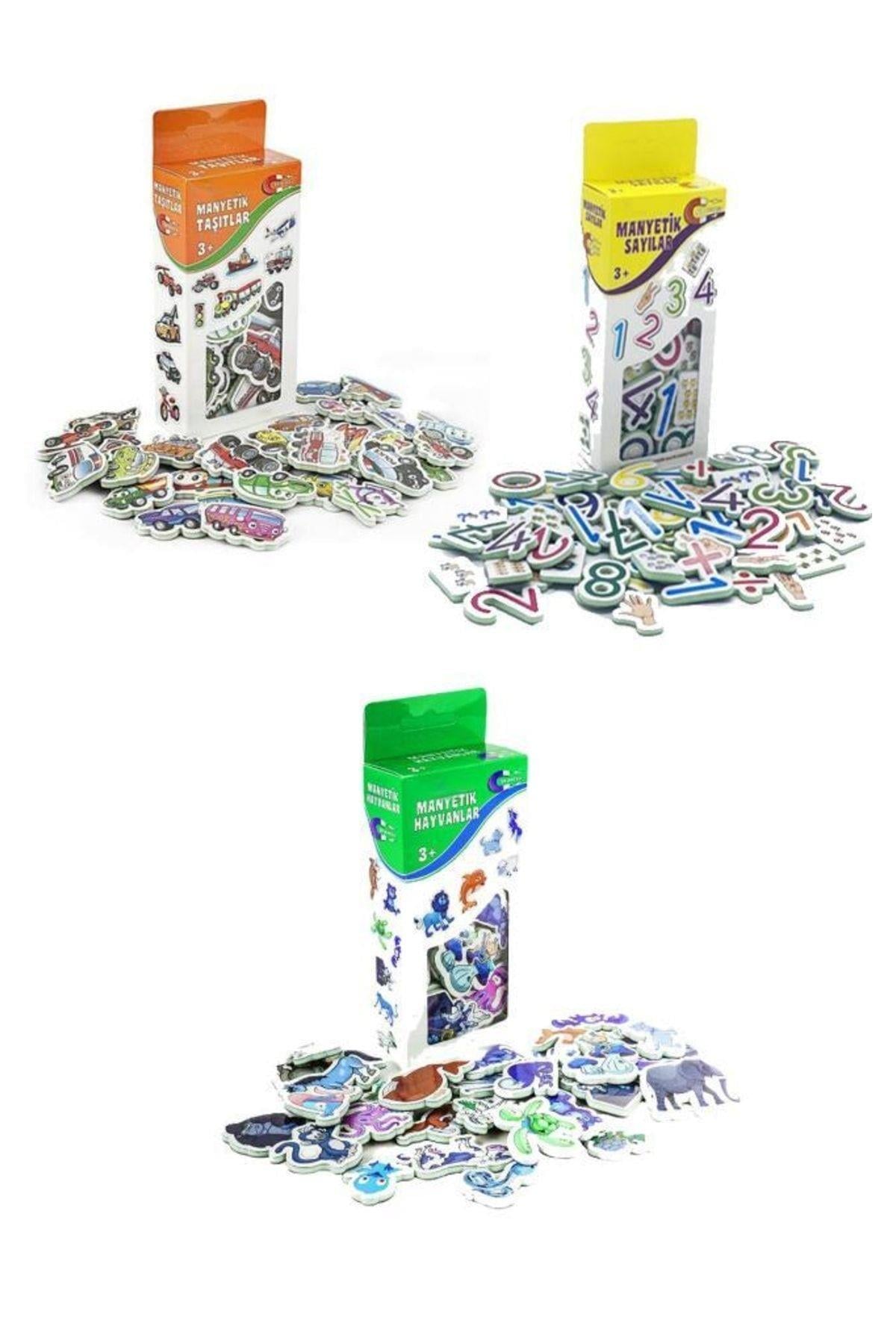 3lü Set Taşıtlar , Hayvanlar , Sayılar