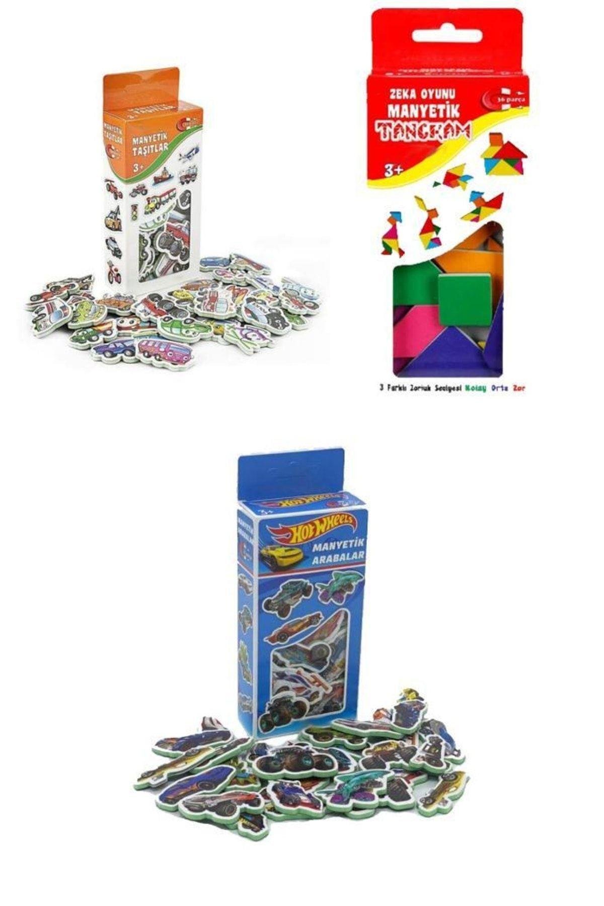 3lü Set Taşıtlar , Zeka Oyunu , Arabalar
