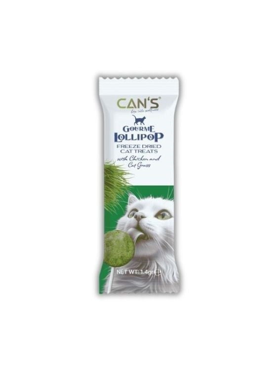 Cans Lollipop Chicken & Cat Grass Ödül 1.4 Gr 15 Li