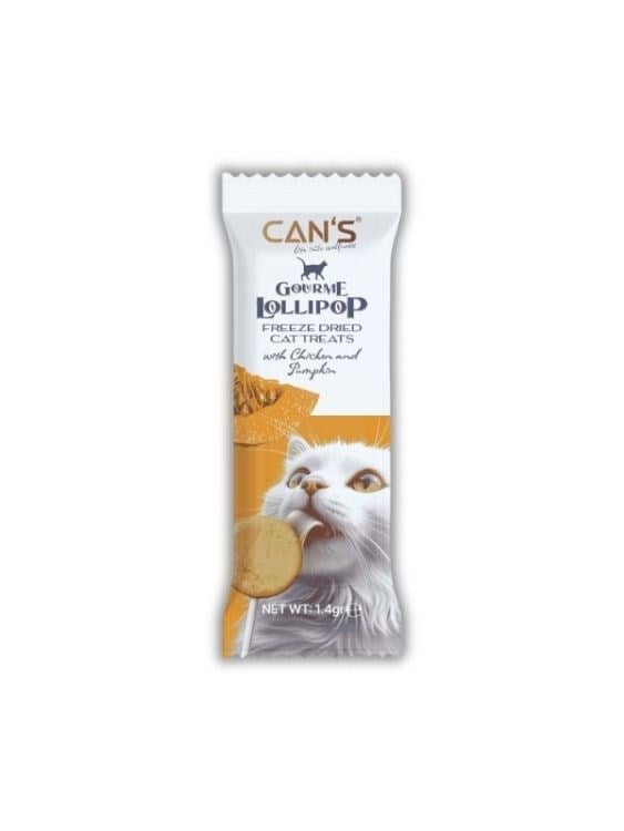 Cans Lollipop Chicken & Pumpkin Ödül 1.4 Gr 15 Li