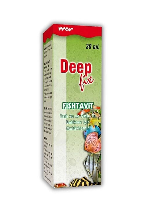 Deep Fix Fishtavit Akvaryum Balık Vitamini 30 Ml