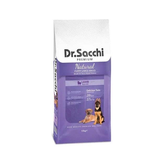 Dr. Sacchi Puppy Large Lamb Büyük Irk Yavru Köpek Maması 15kg