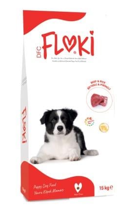 Floki Puppy Biftekli Pirinçli Yavru Köpek Maması 15 Kg