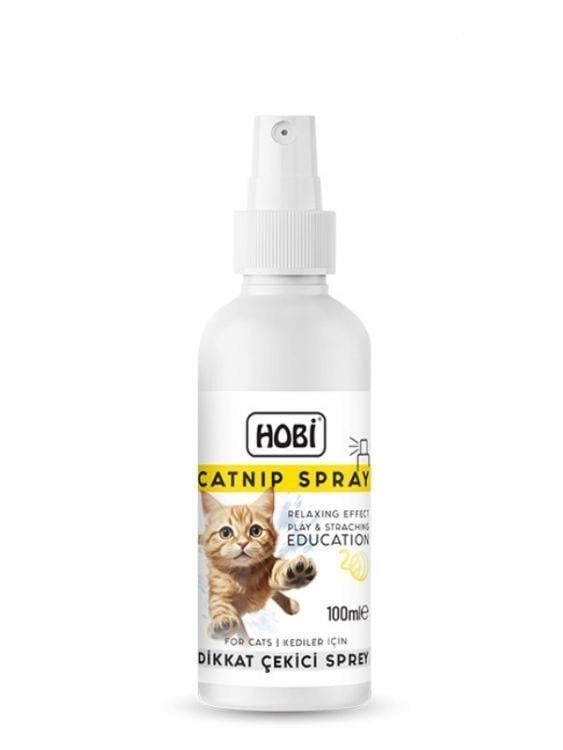 Hobi Catnip Spray Kediler İçin Dikkat Çekici Sprey 100ml