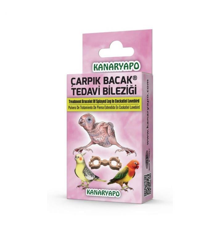 Kanaryapo Paraket Çarpık Bacak Bileziği x 3 Adet