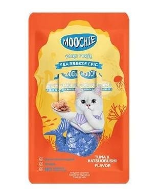 Moochie Ton Balığı ve Katsuobushi Krema Kedi Ödülü 15 Gr 5 Li X 12 Adet
