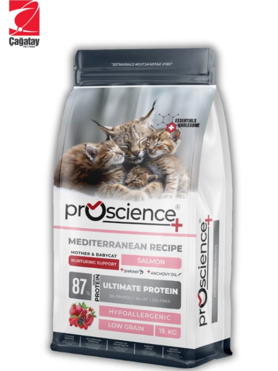 Pro Science Mother & Babycat Somonlu Anne ve Yavru Kedi Maması 15 Kg