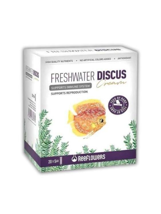 Reeflowers Freshwater Discus Cream Jel Balık Yemi 5 Gr 20 Lİ