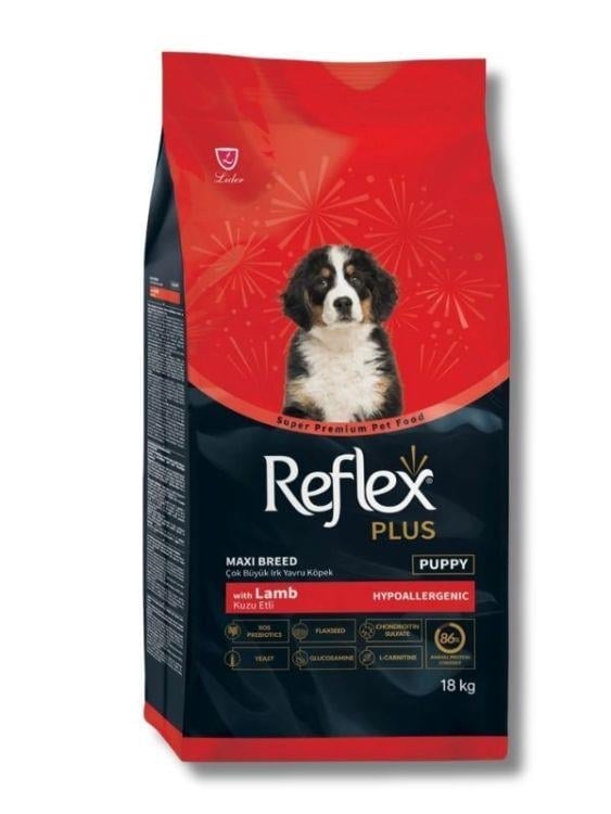 Reflex Plus Kuzu Etli Orta ve Büyük Irk Yavru Köpek Maması 18 kg